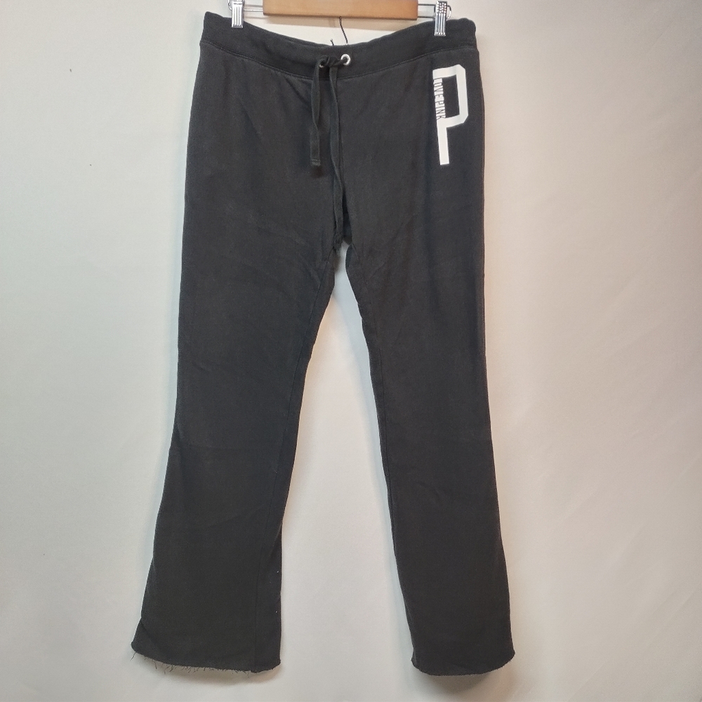 PINK Victoria's Secret Women's Black Sweatpants Size L